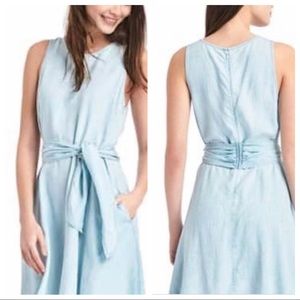 Gap Tencel Fit and Flare dress. Lightly bleached